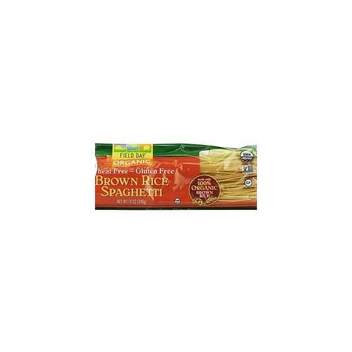 Field Day Pasta Organic Brown Rice Spaghetti (12x12Oz)