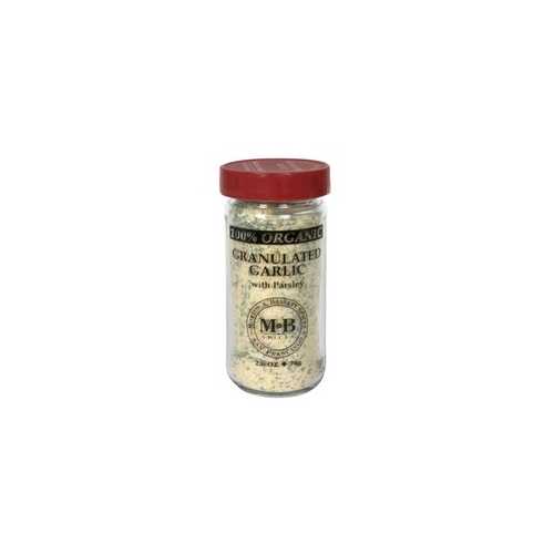 Morton & Bassett Organic Granulated Garlic With Parsley (3x2.6Oz)
