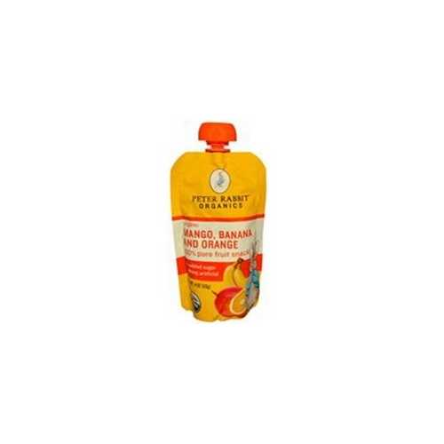 Peter Rabbit Organics Organic Fruit Snack 100% Pure Strawberry And Banana (10x4Oz)