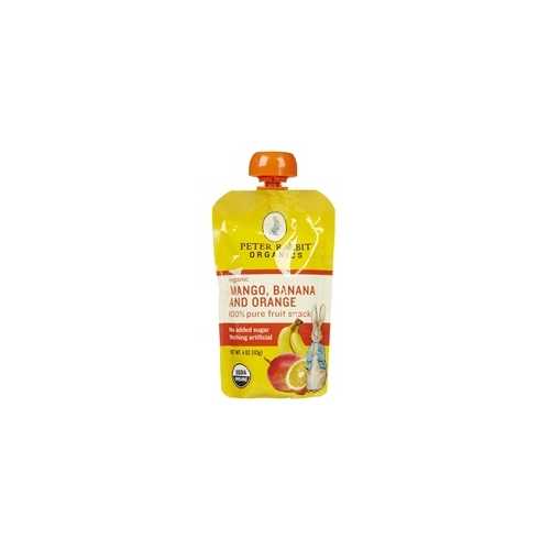 Peter Rabbit Organics Mango, Banana And Orange (10x4Oz)