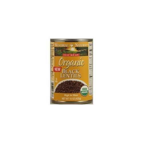 Westbrae Foods Black Lentils 1 (12x15Oz)