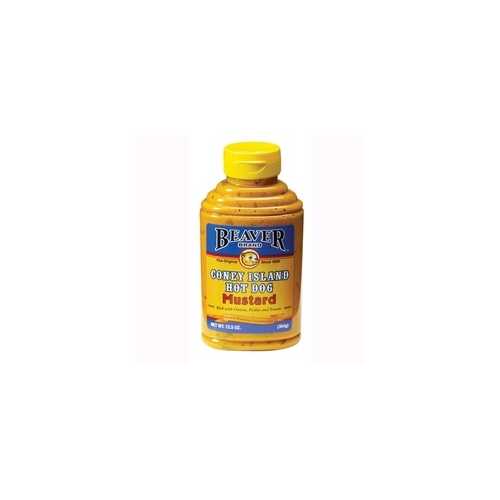 Beaver Coney Island Hot Dog Mustard (6x12.5Oz)