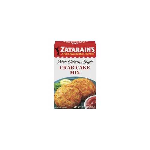 Zatarain's Seafood Cake Mixes, Crab Cake Mix (12x12/5.75 Oz)