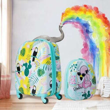Load image into Gallery viewer, Kids Luggage Set 12" Backpack & 16" Rolling Suitcase Travel