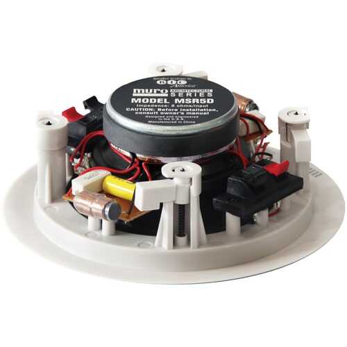 BIC America MSR5D 75-Watt 5.25" Dual Voice-Coil Stereo In-Ceiling Speaker