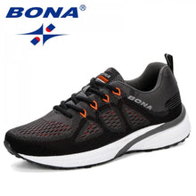 將圖片載入圖庫檢視器 BONA Sneakers Men Shoes Sport Mesh Trainers Lightweight Baskets Femme Running Shoes Outdoor Athletic Shoes Men