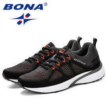 將圖片載入圖庫檢視器 BONA Sneakers Men Shoes Sport Mesh Trainers Lightweight Baskets Femme Running Shoes Outdoor Athletic Shoes Men
