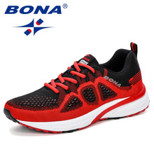 將圖片載入圖庫檢視器 BONA Sneakers Men Shoes Sport Mesh Trainers Lightweight Baskets Femme Running Shoes Outdoor Athletic Shoes Men
