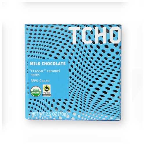 Tcho Classic Milk Chocolate Bar (12x2.5 OZ)