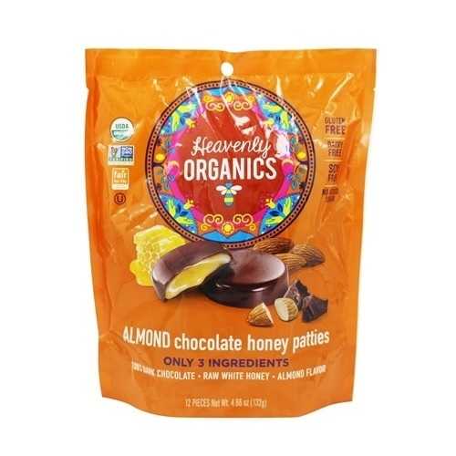 Heavenly Organics Almond Chocolate Honey Patties (6x4.66 OZ)