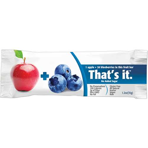 That's It Fruit Bar Apple & Blueberry (12x1.2 OZ)