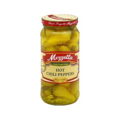 Mezzetta Hot Chili Pepprs (6x16OZ )