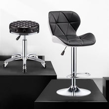 Load image into Gallery viewer, Bar Chair Lift Bar Chairs Fashion Creative Beauty Stool Rotating Household Modern Decor Backrest Adjustable High Bar Table Stool. Bar Stool