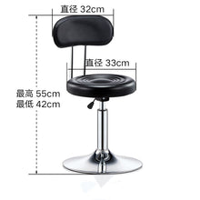 Load image into Gallery viewer, Bar Chair Lift Bar Chairs Fashion Creative Beauty Stool Rotating Household Modern Decor Backrest Adjustable High Bar Table Stool. Bar Stool