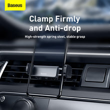 Load image into Gallery viewer, Baseus Car Phone Holder For iPhone 13 12 Pro Samsung S22 Xiaomi Huawei Auto Air Vent Mount Holder Smartphone GPS Support Stand