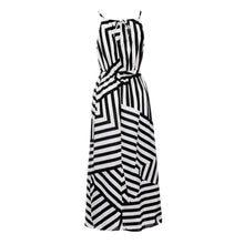 将图片加载到图库查看器,Bigsweety New Fashion Women Sexy Boho Striped Dress Summer Maxi Long Dress Sleeveless Beach Strap Sundress Vestidos For Female