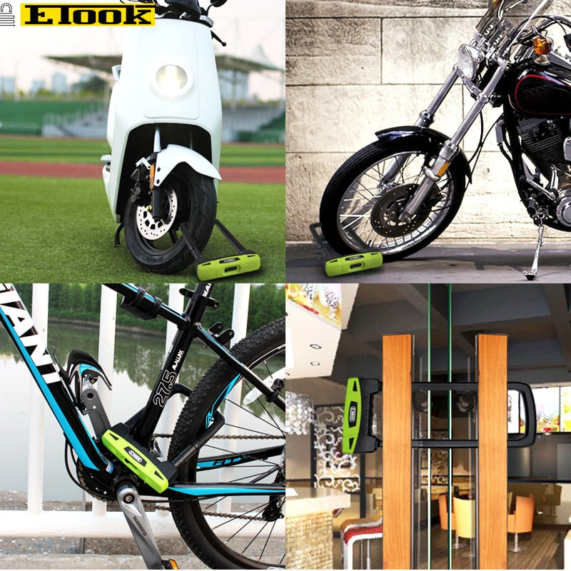 Bike U-Lock High End 20t Hydraulic Shear Resistant Lock Motorcycle Lock Convenient Lock Frame Bicycle Accessories