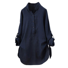 Load image into Gallery viewer, Blouses Women 2019 Tops Long Sleeve Shirt Plus Size Women Blouses long shirt Ladies Summer Tops blusas mujer de moda 2019