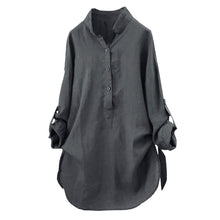Load image into Gallery viewer, Blouses Women 2019 Tops Long Sleeve Shirt Plus Size Women Blouses long shirt Ladies Summer Tops blusas mujer de moda 2019