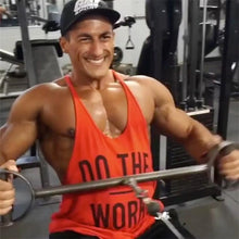 Cargar imagen en el visor de la galería, Brand Bodybuilding Stringer Tank Tops Mens Sportswear Vest Fitness Men gyms Clothing sleeveless shirts muscle singlets
