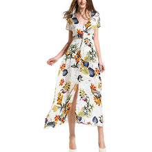 将图片加载到图库查看器,Brand Long Maxi Dress Print Plus Size Sexy Casual Summer Beach Clothes Women Vestidos Render Elegant Robe Boho Party Club Dress