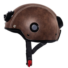 Load image into Gallery viewer, C6 Genuine Leather Helmet with WIFI Camera & Phone Answering, 2K Video Shooting with Free Mobile App Control & Waterproof IP54
