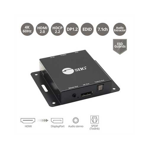 HDMI 2.0 to DP 1.2 Converter