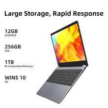 将图片加载到图库查看器,CHUWI HeroBook Plus 15.6 Inch 1920*1080 Display Intel Celeron J4125 Quad Core Processor LPDDR4X 12GB 256GB SSD Windows 10 Laptop