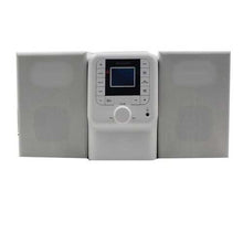 Load image into Gallery viewer, SYLVANIA SRCD2732BT-WHITE Bluetooth Micro System with FM Radio and CD Player (White)