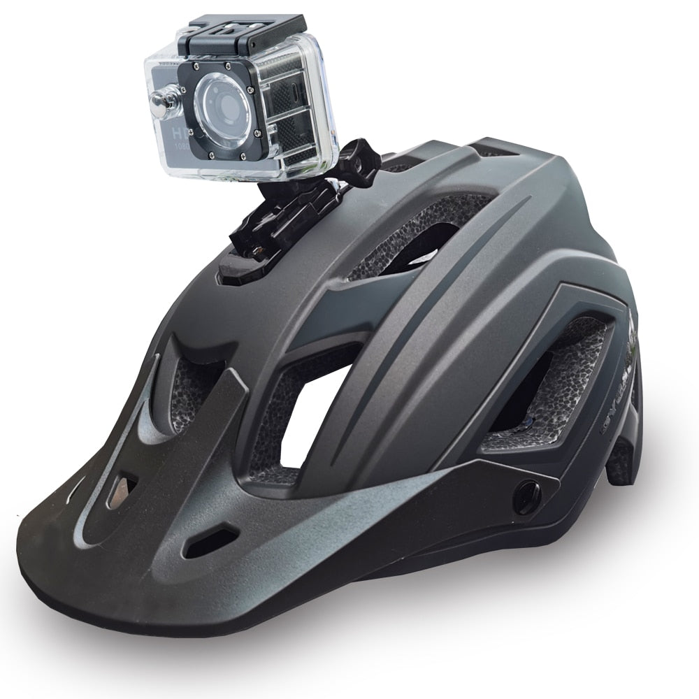 CYCABEL Bicycle Helmet LED Light Rechargeable Intergrally-molded Mountain Road Bike Helmet Sport Safe Hat MTB Cycling Helmet