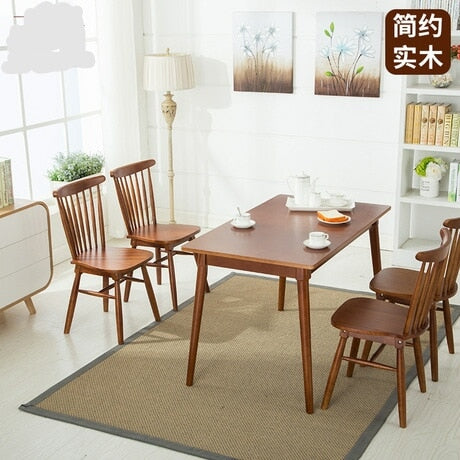 Cafe Furniture Sets Cafe Furniture solid wood 4 pieces of chairs+one table cafe sets minimalist modern 2017 good price high end