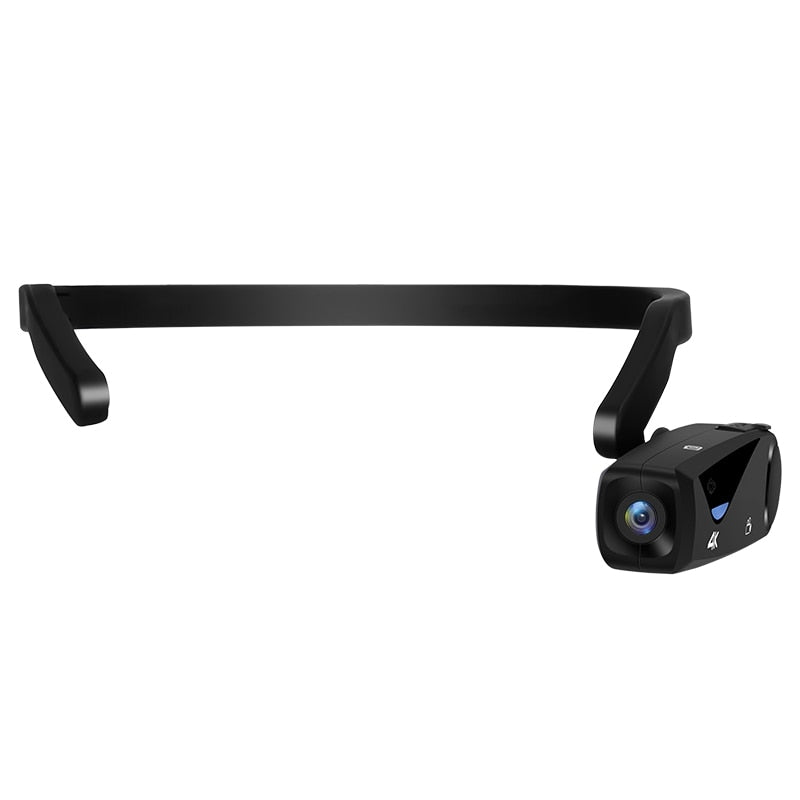 Camcorder 4K Head Mounted Camera ORDRO EP6 Rechargeable Wearable 4K Video Camera FHD 1080P 60FPS Vlog Camera Recorder Lightweigh