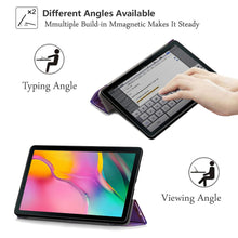 将图片加载到图库查看器,Case for Samsung Galaxy Tab A 10.1 SM T510/T515 Tablet Adjustable Folding Stand Cover for Samsung Galaxy Tab A 10.1 2019 Case