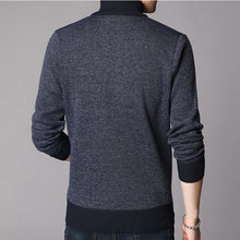 Charger l'image dans la galerie, Men's Cashmere Sweater Clothes Spring Autumn Winter Thick Warm Wool Pullover Men Casual Zipper Turtleneck Pull Homme MZM063