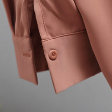 Cargar imagen en el visor de la galería, 2020 Autumn Women's Chiffon Blouse Office Lady V-neck Button Loose Clothing 5104 50