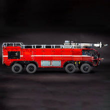 将图片加载到图库查看器,Children Christmas Gift MOC-4446 Airport Crash Tender Boat Building Blocks Crane City Firefighting Car Bricks Kids Toys for Boys