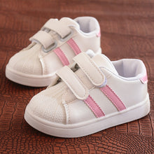 将图片加载到图库查看器,Children Shoes Girls Boys Sneakers Shoes Antislip Soft Bottom Comfortable Kids Sneaker Toddler Casual Flat Sports white Shoes