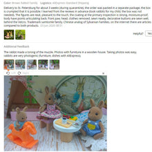 将图片加载到图库查看器,Children's Simulation Forest Animal Family 1:12 Dollhouse Furniture Cute Figure Miniature Rabbit Girl Little Critters Toys Gifts Stuffed Animal