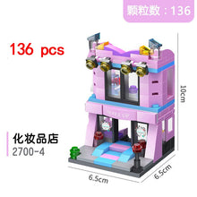 Load image into Gallery viewer, City Miniature Views Mini Street Coffee Shop Model Building Blocks Kits Bricks Kids Toys Girls Boys Flower Food Retail Store