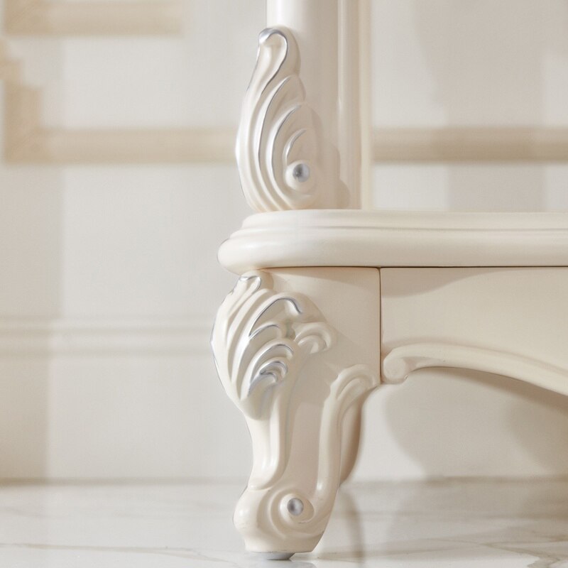 Coffee End Tables Simple Mini Square Assembly Living Room Furniture White Hollow Design European Style Sofa Side
