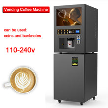 Load image into Gallery viewer, Coin-operated Coffee Maker GTS204 Vending Coffee Machine Commercial Automatic hot/cold beverage milk tea machine for Mall/Cinema