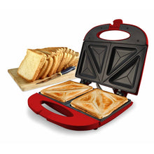 Load image into Gallery viewer, Colorful electric JOCCA SANDWICHERA with 750W. Automatic and non-stick bread toaster double heating for home