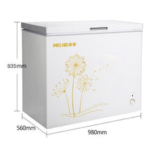 Load image into Gallery viewer, Commercial beverage cooler Large capacity double temperature Refridgerator Deep freezer Grade 1 energy efficiency small fridge