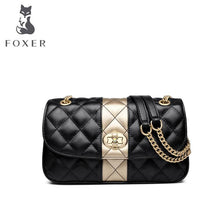 Cargar imagen en el visor de la galería, Cow leather handbag 2020 new wave of female wild fashion chain shoulder bag Messenger Small fragrance bag