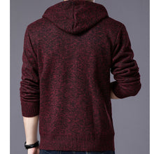 Load image into Gallery viewer, Crocodile brand male Jumper winter warm Coat sweater coat men Winter Fleece Sweater Knitwear Cardigan Plus Size Knitted wear