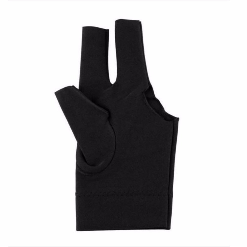 Cue Pool Shooters Open 3 Fingers Glove Billiard Gloves Snooker Gloves Print Letter High Quality Billiard Accessories #263481