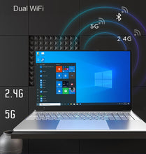 Charger l'image dans la galerie, DDR4 Ram 8G Rom 512GB 2T 3TB SSD Ultrabook 15.6" Laptop Computer 2.4G/5.0G Wifi Bluetooth Intel Celeron J4125 windows laptop
