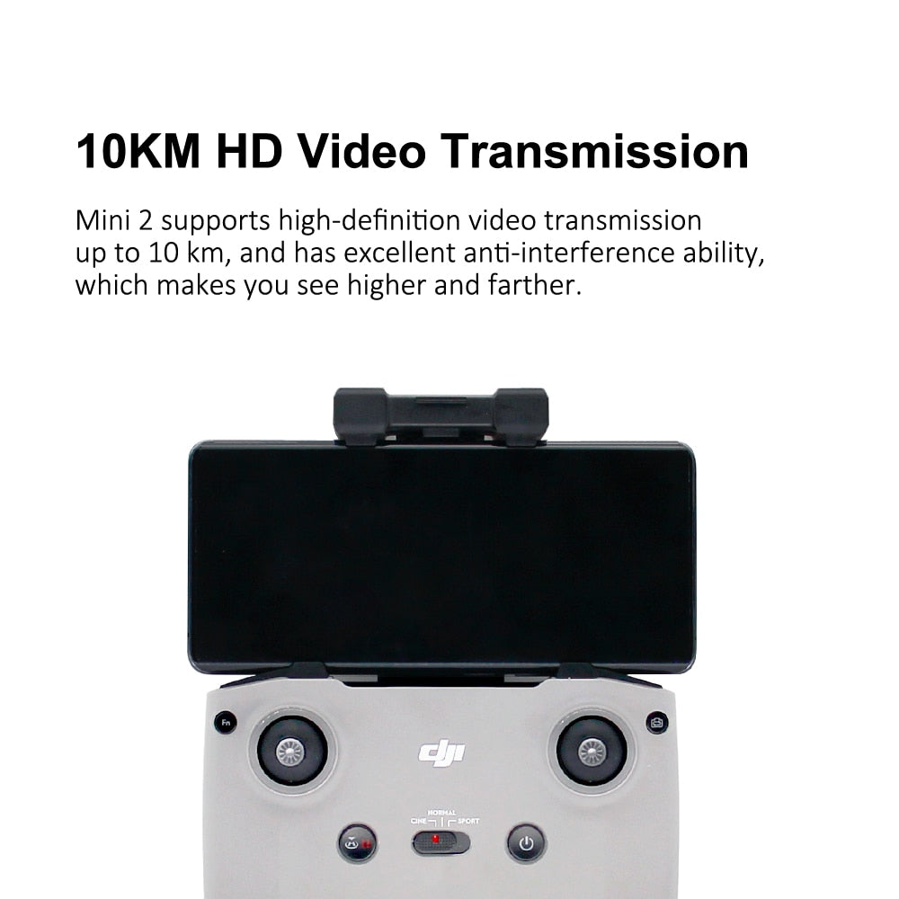 DJI Mavic Mini 2 Drones 4K Camera RC Helicopter Professional GPS Quadcopter 4x Zoom 249g Ultralight 10km Transmission