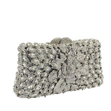 Load image into Gallery viewer, DeLuxe Muse Luxury Crystal Clutch for Women Rhinestone Evening Bag Purse Lady Wedding handbags