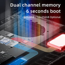 Charger l'image dans la galerie, Dere R9 PRO 15.6 inch Laptop 12GB RAM 256GB ROM SSD Notebook Windows 10 pro Laptop Intel Celeron N5100 Computer PC Portable